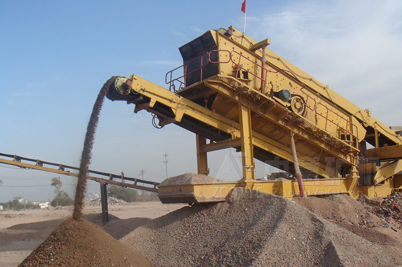 建筑垃圾處理現(xiàn)場